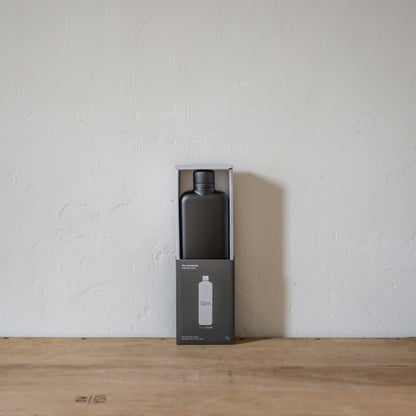 Memobottle Stainless Steel Bottle Black Slim
