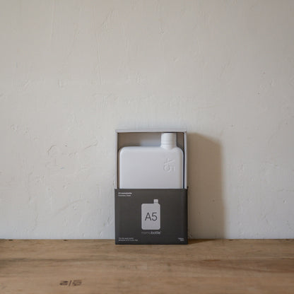 Memobottle Stainless Steel Bottle White A5 | Memobottle | Miss Arthur | Home Goods | Tasmania