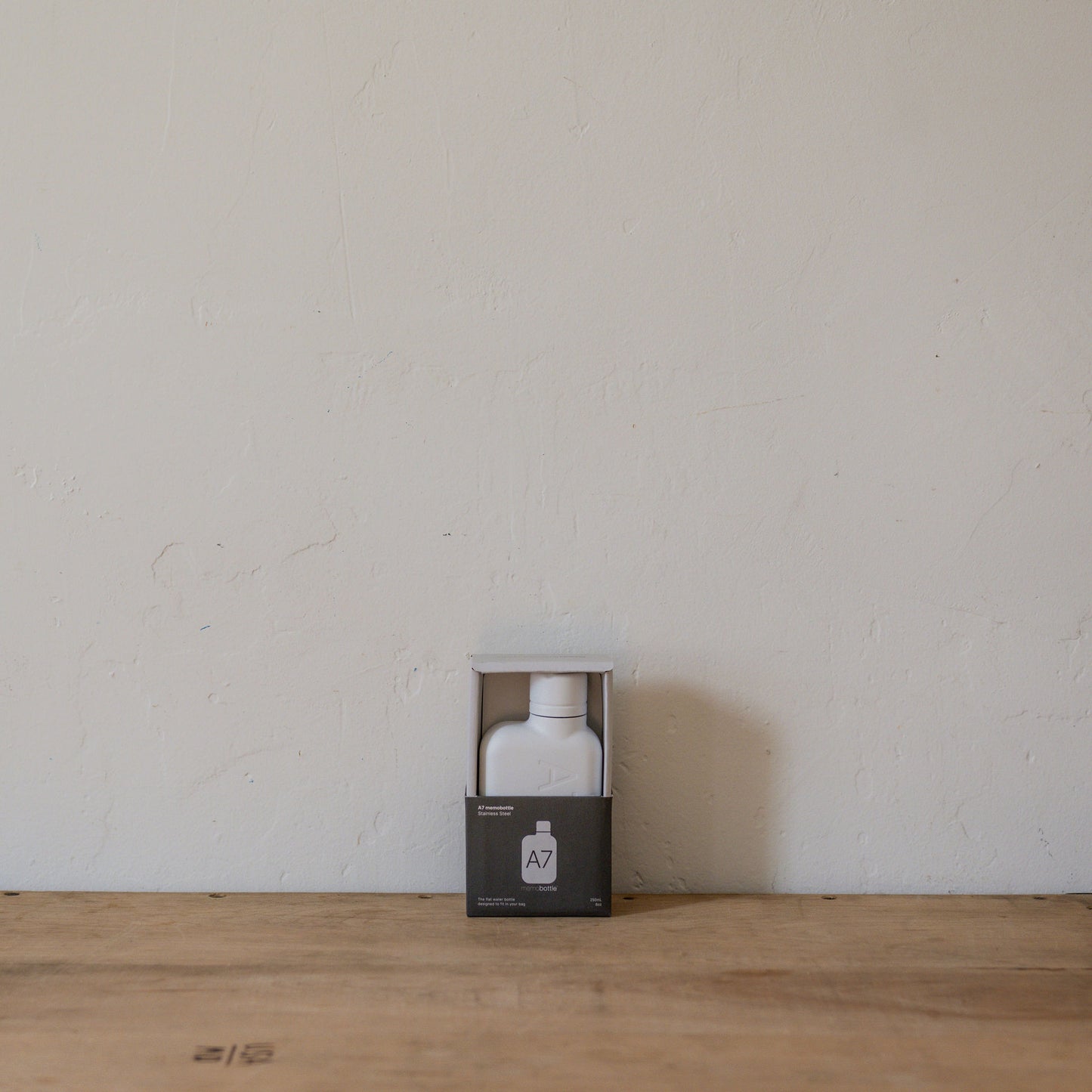 Memobottle Stainless Steel Bottle White A7 | Memobottle | Miss Arthur | Home Goods | Tasmania