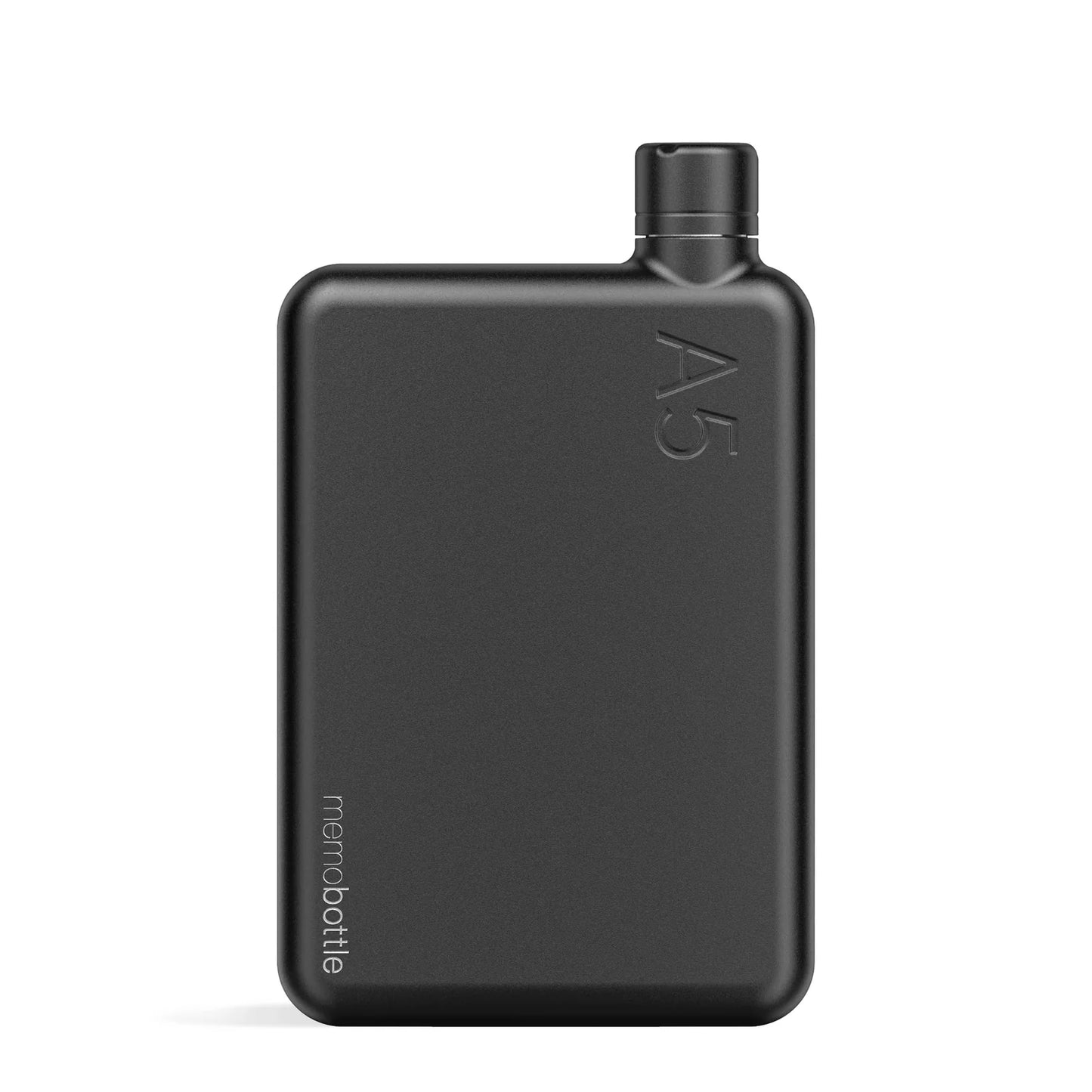 Memobottle Stainless Steel Bottle Black A5 | Memobottle | Miss Arthur | Home Goods | Tasmania