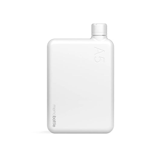 Memobottle Stainless Steel Bottle White A5 | Memobottle | Miss Arthur | Home Goods | Tasmania