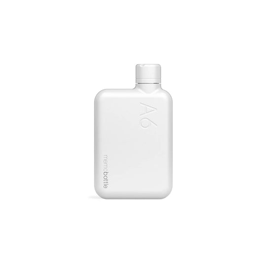 Memobottle Stainless Steel Bottle White A6 | Memobottle | Miss Arthur | Home Goods | Tasmania