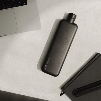 Memobottle Stainless Steel Bottle Black Slim | Memobottle | Miss Arthur | Home Goods | Tasmania
