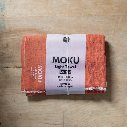 Kontex Moku Large Towel Orange | Kontex | Miss Arthur | Home Goods | Tasmania