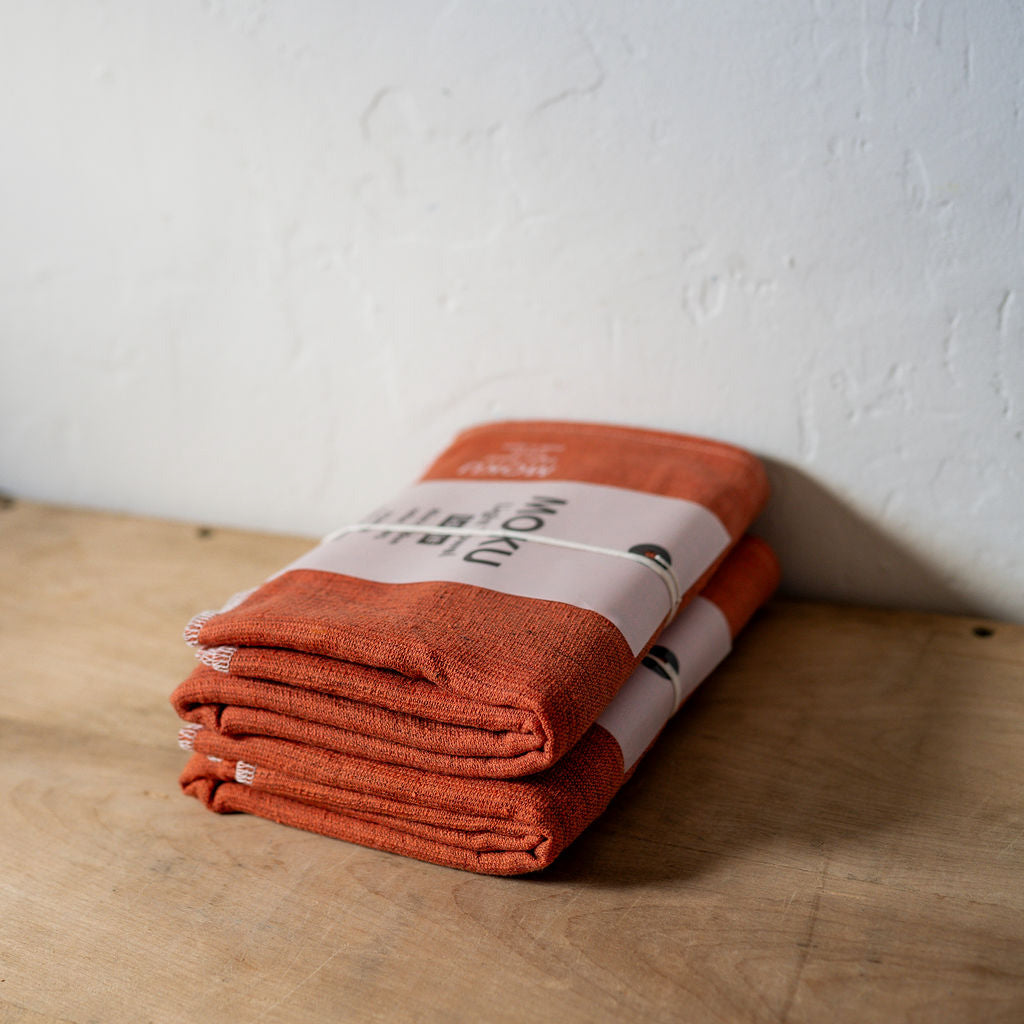 Kontex Moku Large Towel Orange | Kontex | Miss Arthur | Home Goods | Tasmania