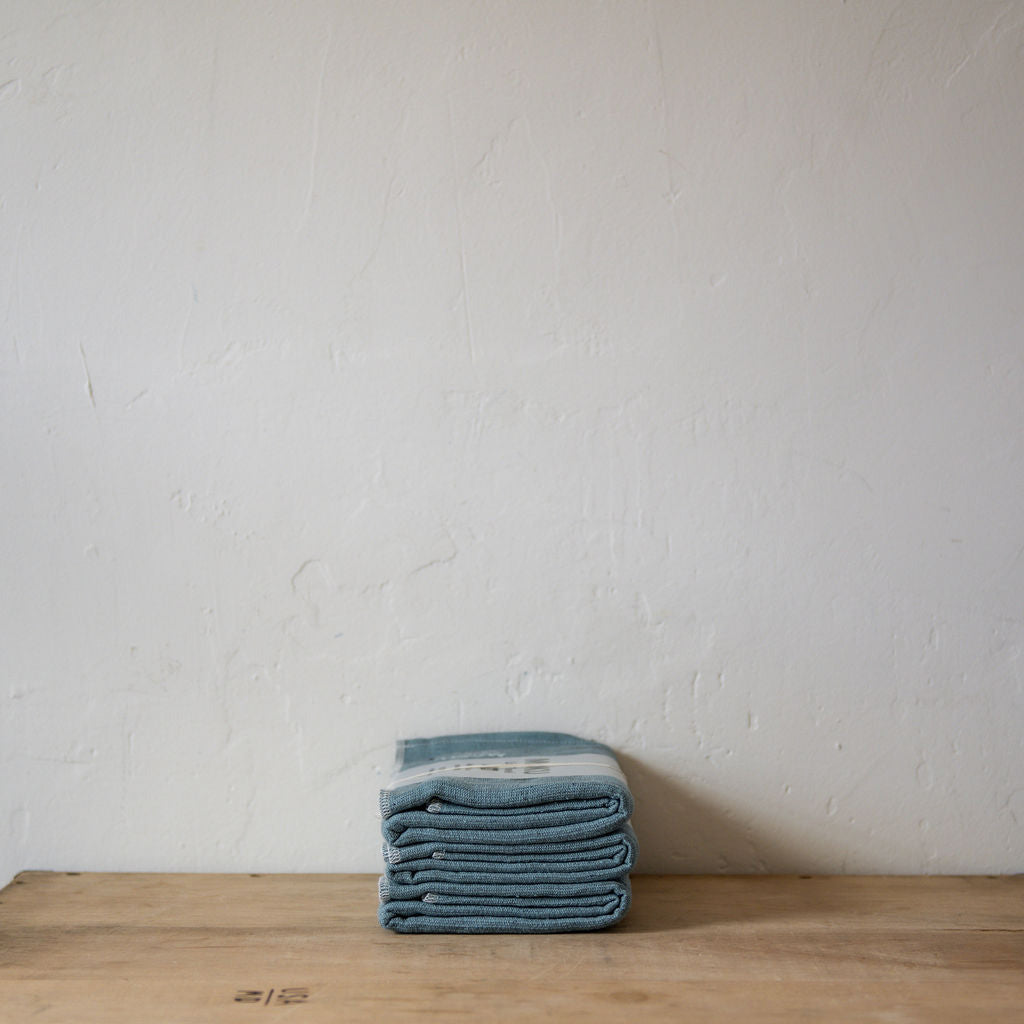 Moku Towel Bluegreen Large | Kontex | Miss Arthur | Home Goods | Tasmania