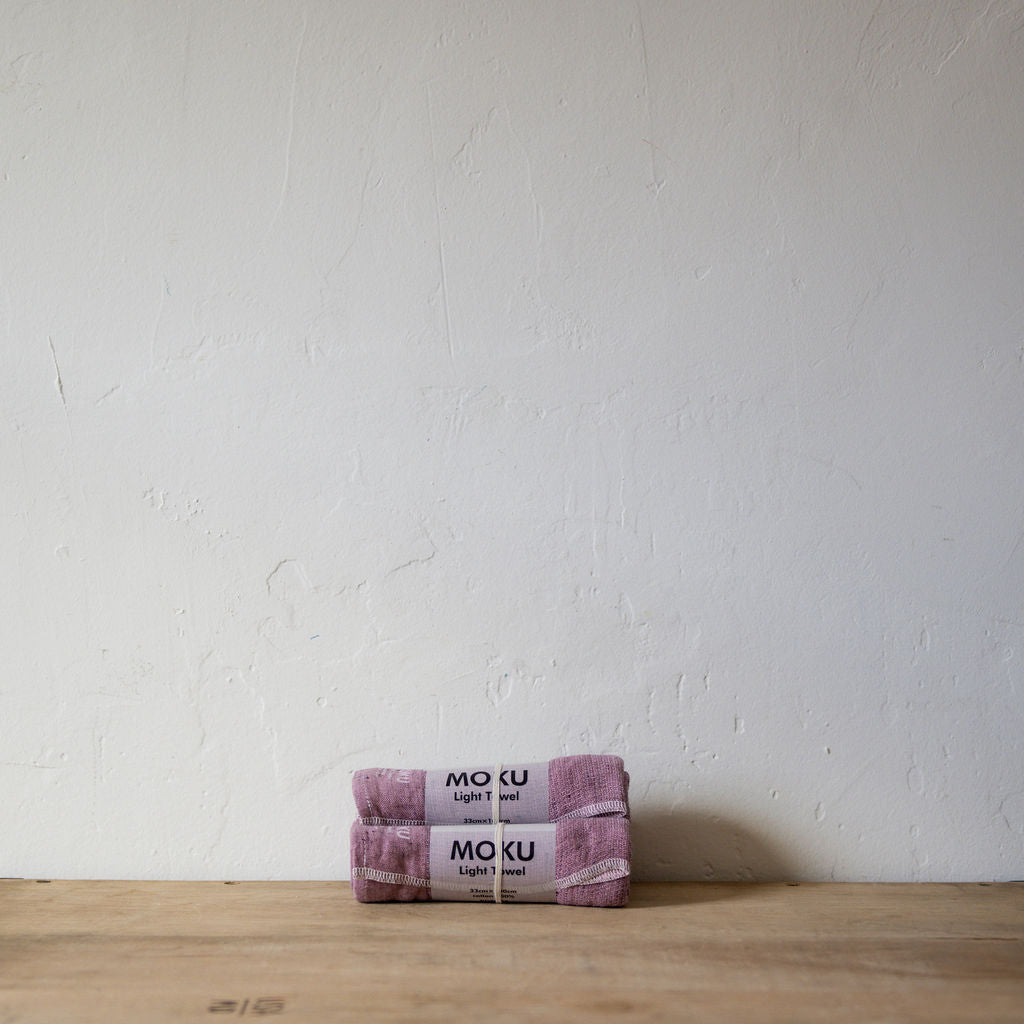 Moku Towel Pink Medium | Kontex | Miss Arthur | Home Goods | Tasmania