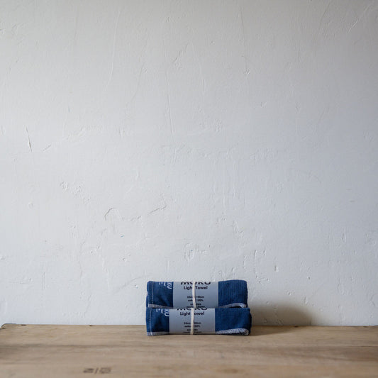 Kontex Moku Medium Towel Navy | Kontex | Miss Arthur | Home Goods | Tasmania