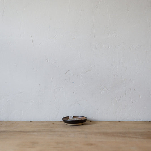 Handmade Black Suri Plate Small | Motoshige | Miss Arthur | Home Goods | Tasmania