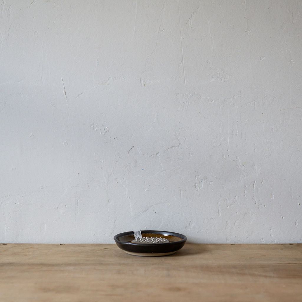 Handmade Black Suri Plate Medium | Motoshige | Miss Arthur | Home Goods | Tasmania