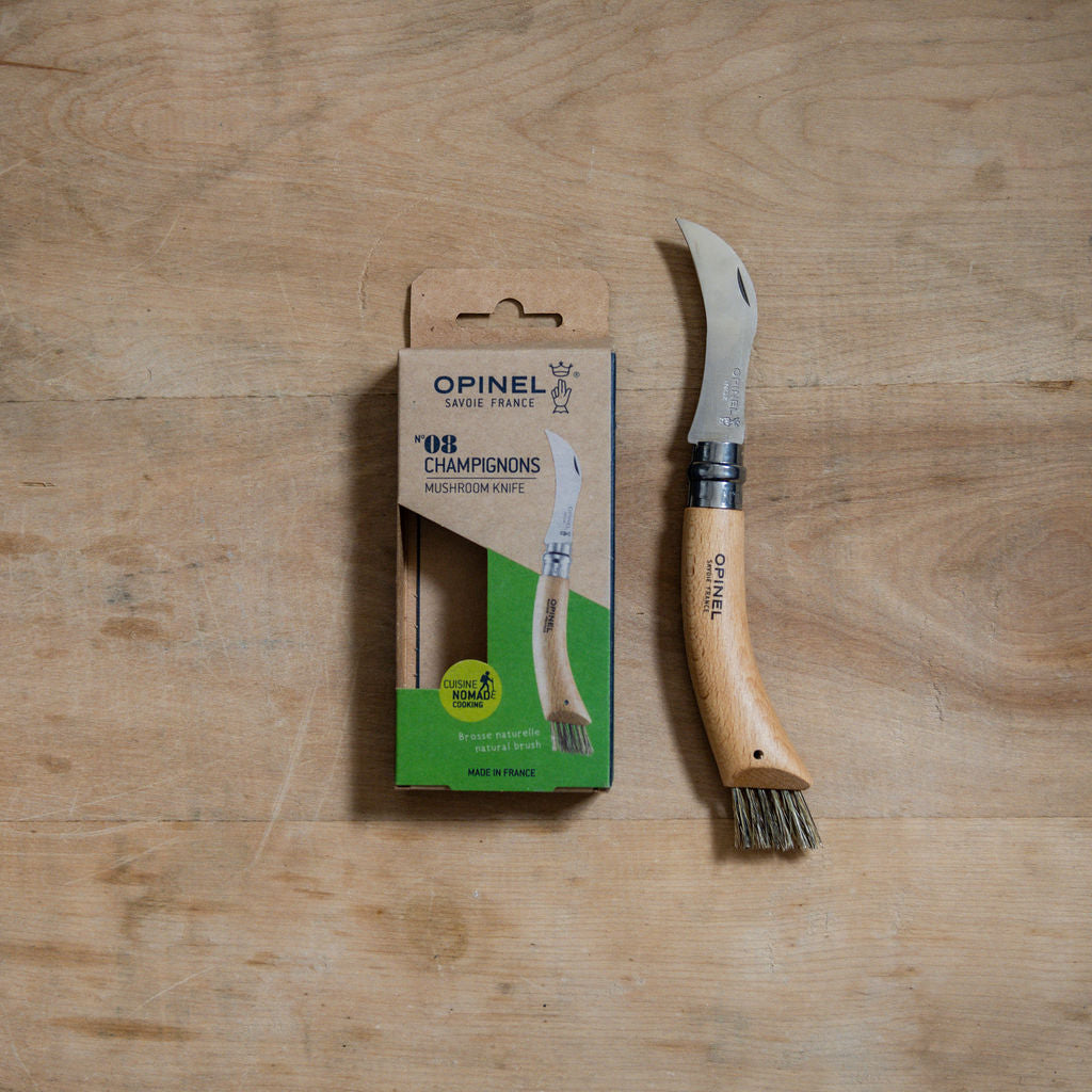 Opinel No.8 Mushroom Knife with Brush | Opinel | Miss Arthur | Home Goods | Tasmania