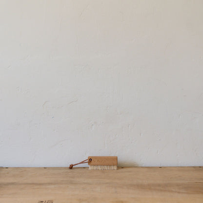 Nail Brush with Leather Strap | Redecker | Miss Arthur | Home Goods | Tasmania