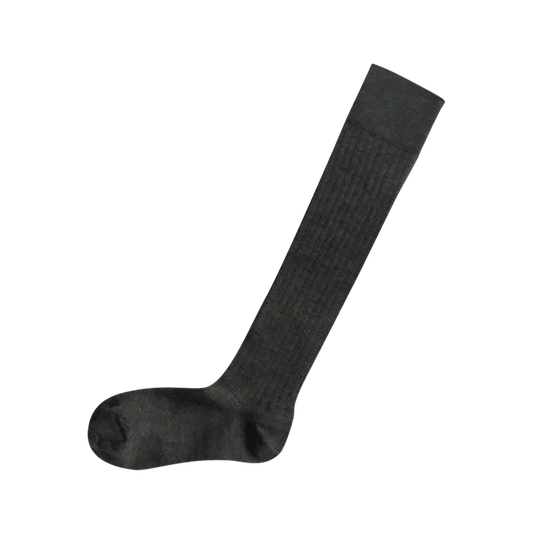 Nishiguchi Kutsushita Praha Merino Wool High Sock Slate Grey Small | Nishiguchi Kutsushita | Miss Arthur | Home Goods | Tasmania