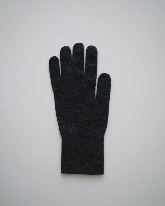 Nishiguchi Kutsushita Merino Wool Gloves Charcoal Large | Nishiguchi Kutsushita | Miss Arthur | Home Goods | Tasmania