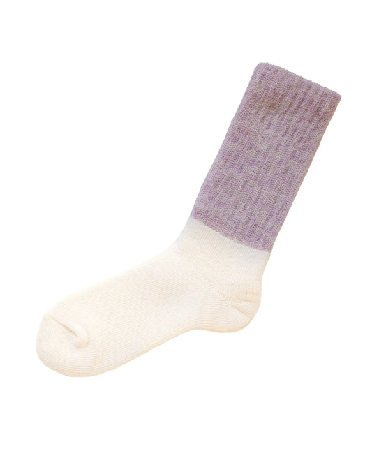Nishiguchi Kutsushita Oslo Mohair Wool Pile Sock Colorful Flags Medium | Nishiguchi Kutsushita | Miss Arthur | Home Goods | Tasmania