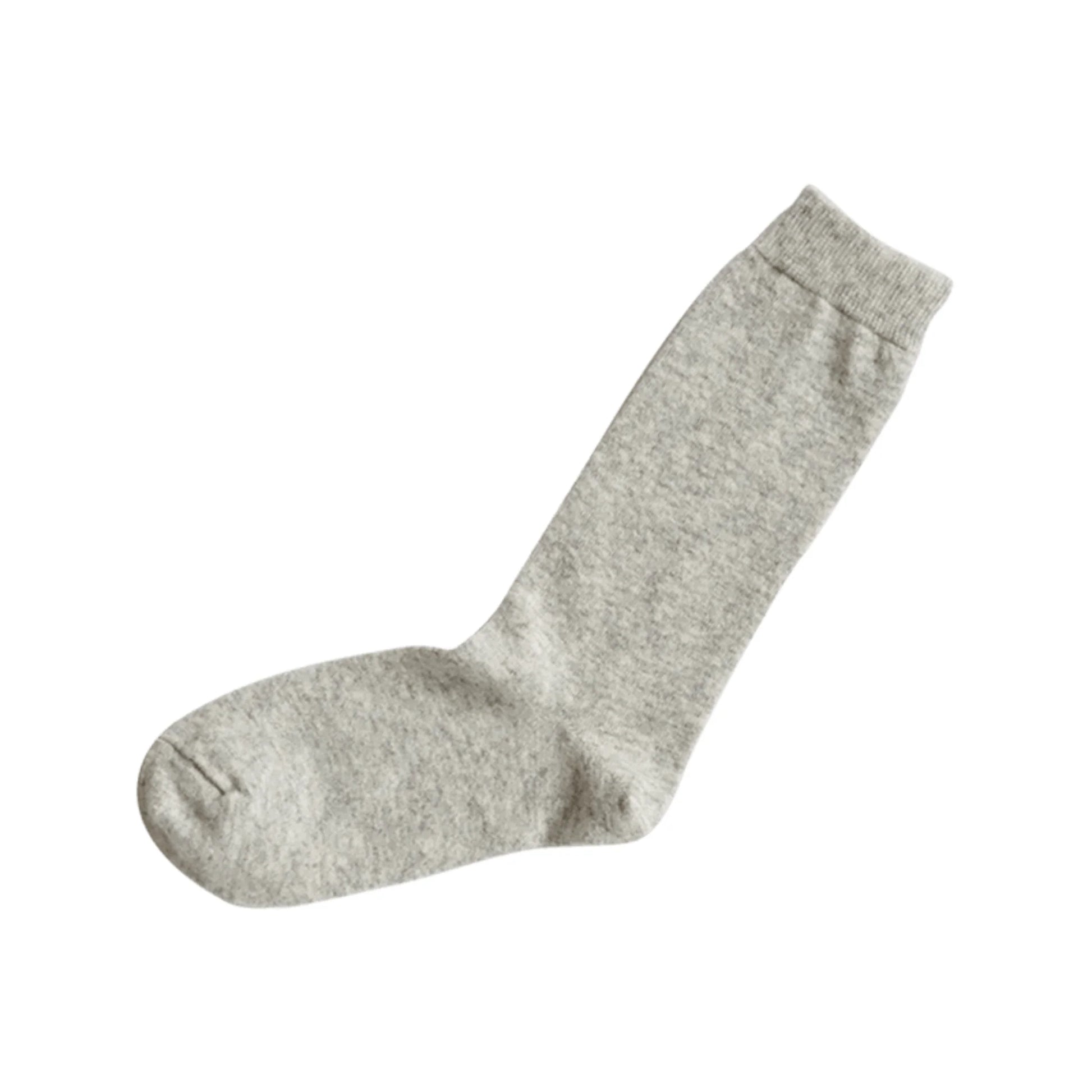 Praha Cashmere Wool Socks Light Grey Small | Nishiguchi Kutsushita | Miss Arthur | Home Goods | Tasmania