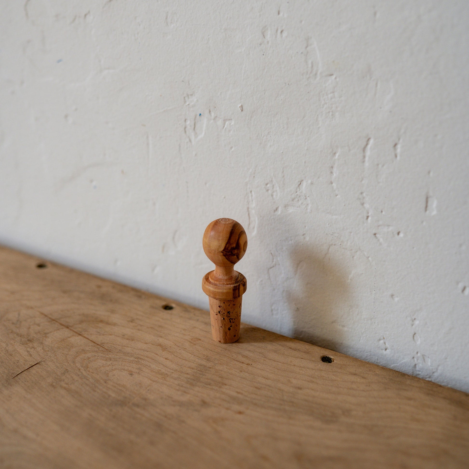 Olive Wood Wine Stopper Round | Artisanal Goods | Miss Arthur | Home Goods | Tasmania