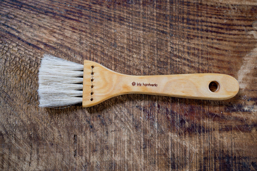 Iris Hantverk Pastry Brush Oil Treated Birch Horsehair | Iris Hantverk | Miss Arthur | Home Goods | Tasmania