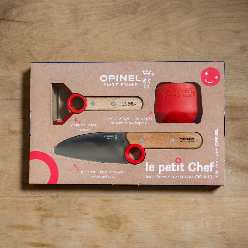 Le Petit Chef Knife Set - Knife, Peeler & Guard | Opinel | Miss Arthur | Home Goods | Tasmania