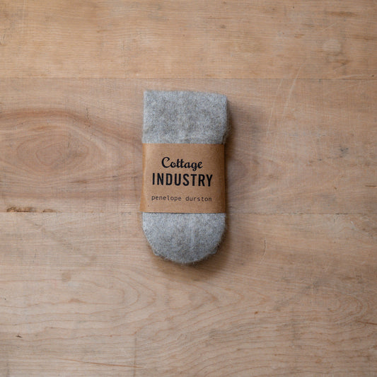 Penelope Durston Possum and Merino Wool Sock Natural Small | Penelope Durston | Miss Arthur | Home Goods | Tasmania