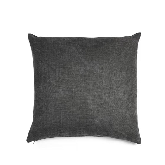 Re Cushion Cover Black 63cm x 63cm | Libeco | Miss Arthur | Home Goods | Tasmania
