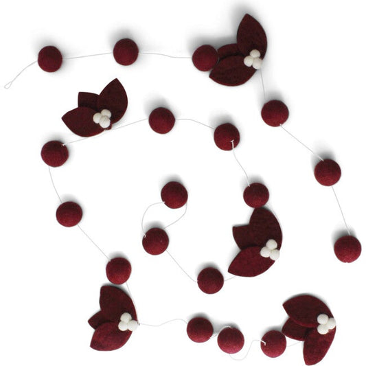 Garland Red Leaves 2m | Gry & Sif | Miss Arthur | Home Goods | Tasmania