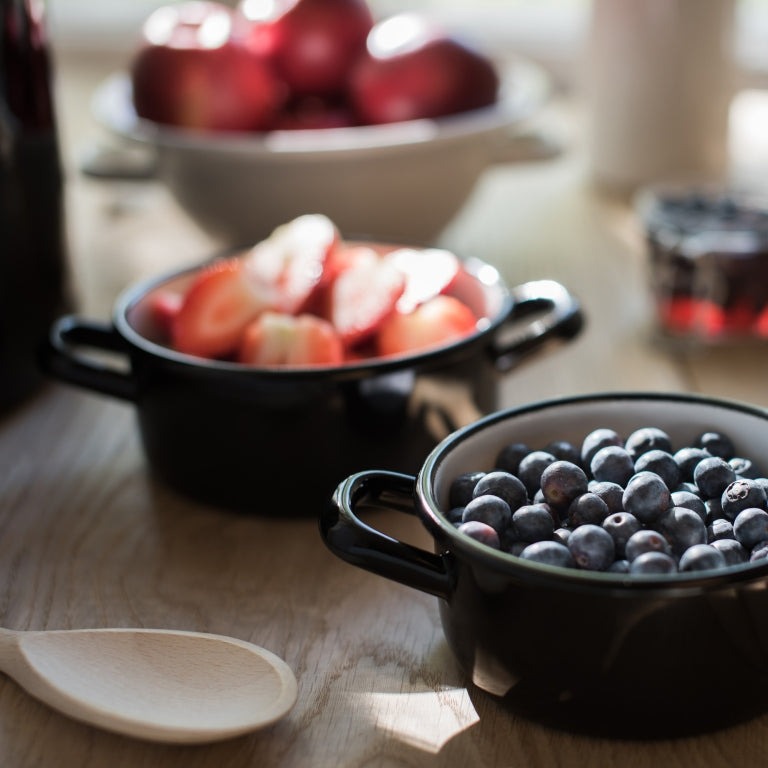Riess Enamel Classic Casserole with Cover Black 0.75 Litre | Riess | Miss Arthur | Home Goods | Tasmania