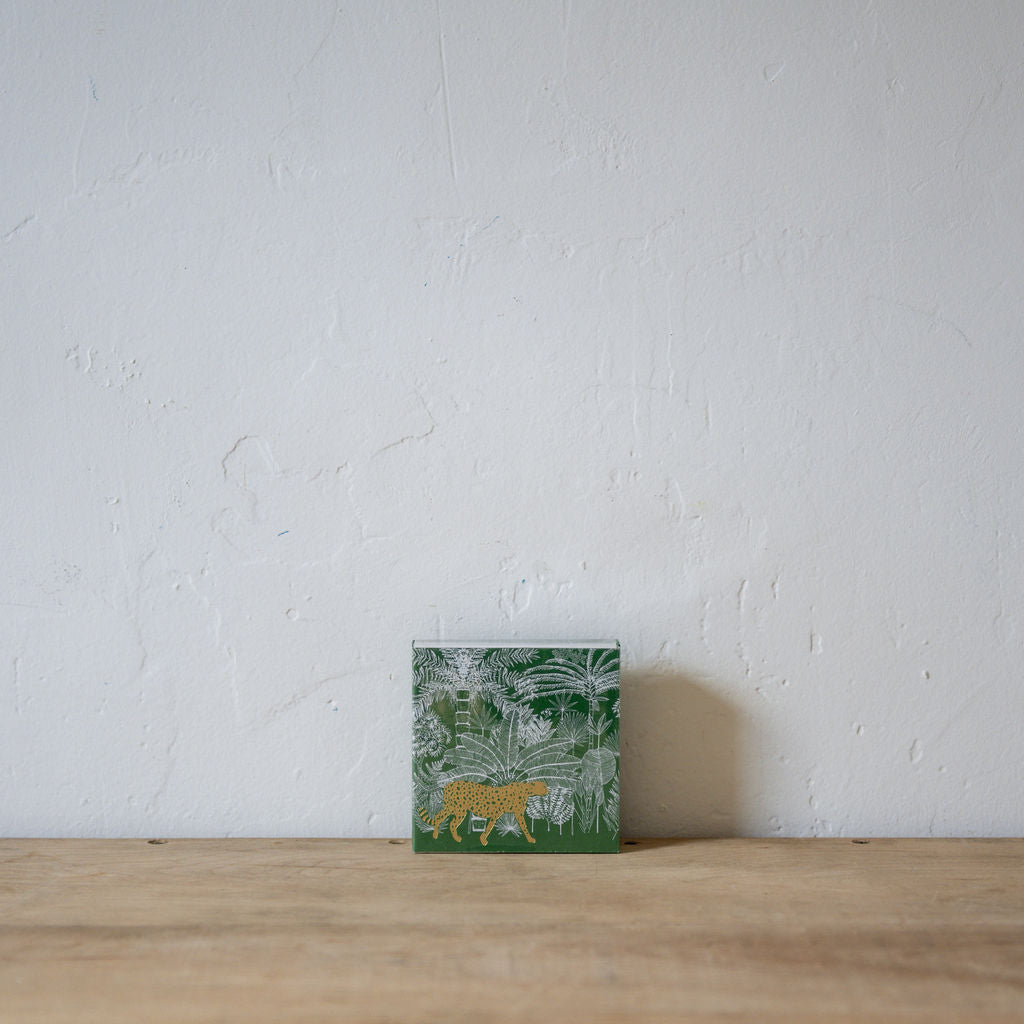 Archivist Luxury Matches Cheetah in Jungle Green | Archivist | Miss Arthur | Home Goods | Tasmania