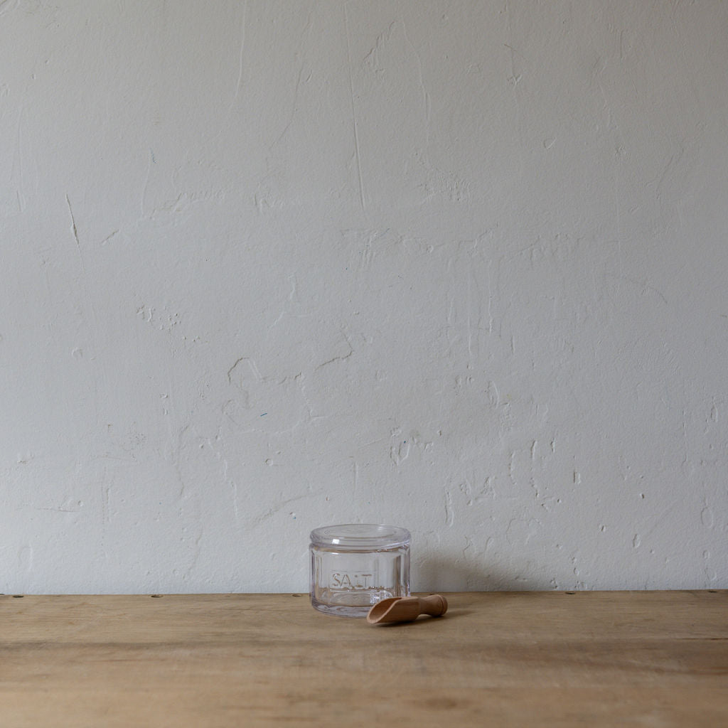 Salt Pot with Wooden Scoop | Heaven in Earth | Miss Arthur | Home Goods | Tasmania