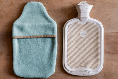 Vintage Wool Blanket Hot Water Bottle Cover Aqua | Miss Arthur | Miss Arthur | Home Goods | Tasmania