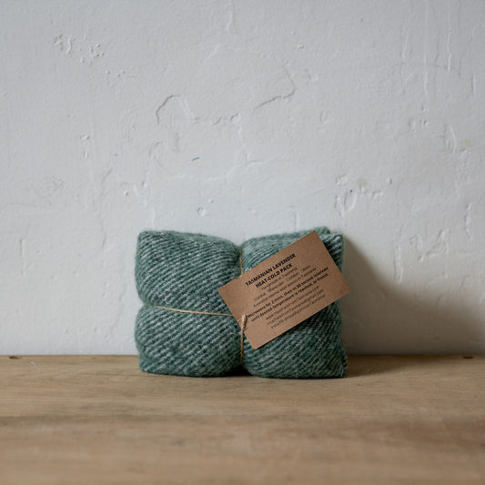 Merino Wool Heat Pack Shamrock Green | Heatpack From Tasmania | Miss Arthur | Home Goods | Tasmania