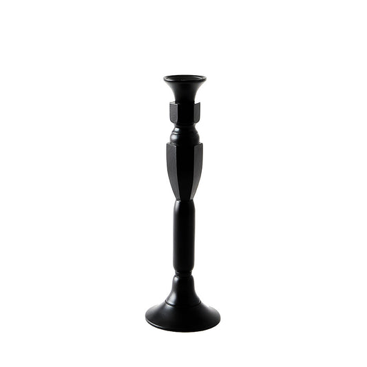 Black Lacquered Candlestick No.1 | Sir|Madam | Miss Arthur | Home Goods | Tasmania