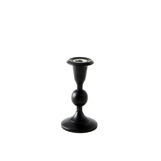 Black Lacquered Candlestick No.6 | Sir|Madam | Miss Arthur | Home Goods | Tasmania