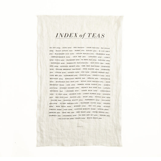 Tea List Tea Towel | Sir|Madam | Miss Arthur | Home Goods | Tasmania