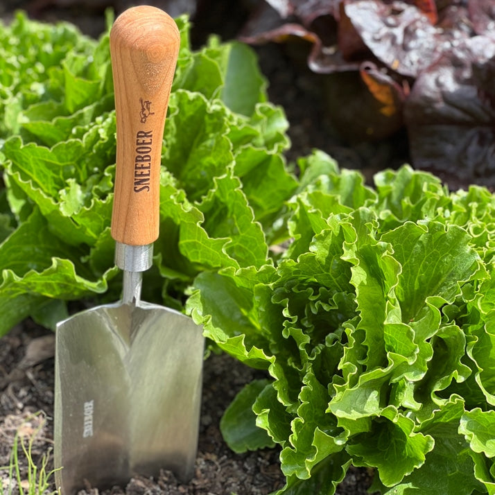 Sneeboer Transplanting Trowel Half Round Ash Handle | Sneeboer Manufacturing | Miss Arthur | Home Goods | Tasmania