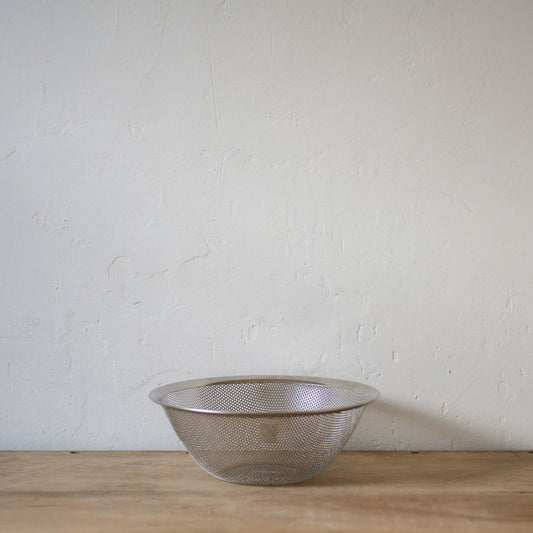 Stainless Steel Perforated Colander 23cm | Sori Yanagi | Miss Arthur | Home Goods | Tasmania