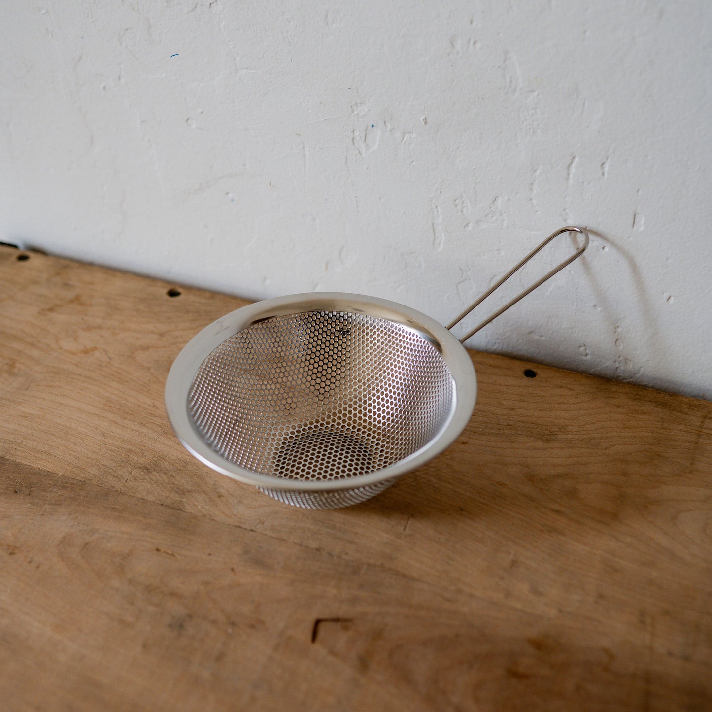 Sori Yanagi Stainless Steel Perforated Strainer with Handle 16cm | Sori Yanagi | Miss Arthur | Home Goods | Tasmania