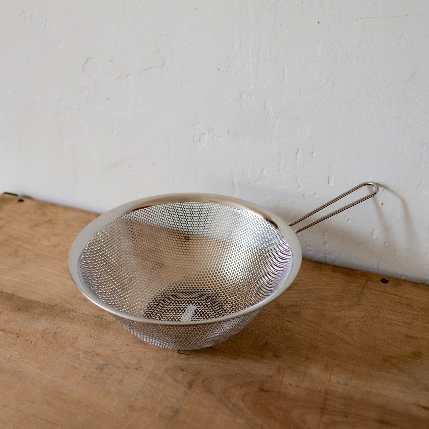 Sori Yanagi Stainless Steel Perforated Strainer with Handle 23cm | Sori Yanagi | Miss Arthur | Home Goods | Tasmania