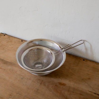 Sori Yanagi Stainless Steel Perforated Strainer with Handle 16cm | Sori Yanagi | Miss Arthur | Home Goods | Tasmania