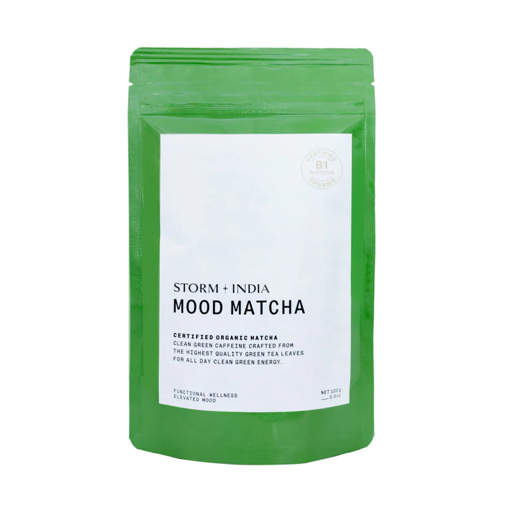 Storm & India Mood Matcha Pouch 100g | Storm & India | Miss Arthur | Home Goods | Tasmania