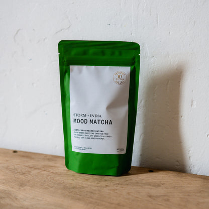 Storm & India Mood Matcha Pouch 100g | Storm & India | Miss Arthur | Home Goods | Tasmania