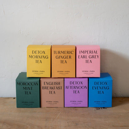 Storm & India Detox Morning Teabags | Storm & India | Miss Arthur | Home Goods | Tasmania