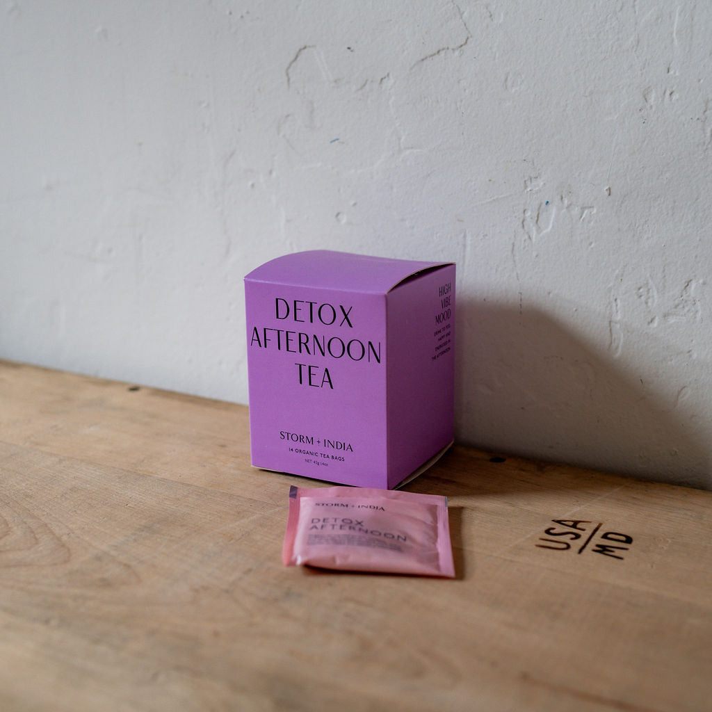 Storm & India Detox Afternoon Teabags | Storm & India | Miss Arthur | Home Goods | Tasmania