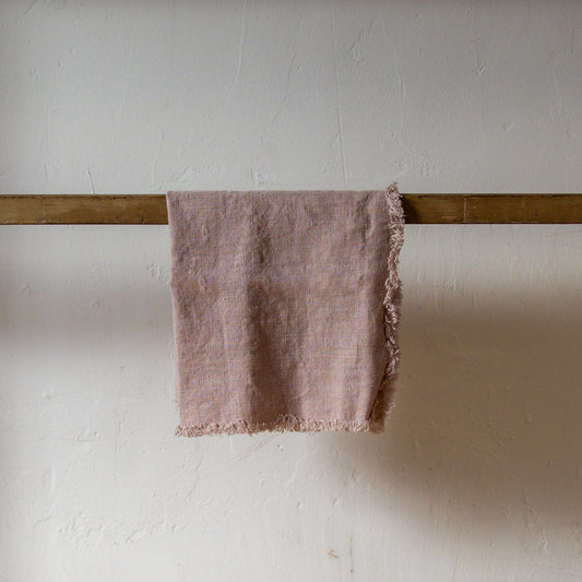 Aqua Vireo Swedish Linen Serviette Blush | Aqua Vireo | Miss Arthur | Home Goods | Tasmania