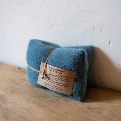 Recycled Wool Lavender Heat Pack Denim | Heatpack From Tasmania | Miss Arthur | Home Goods | Tasmania