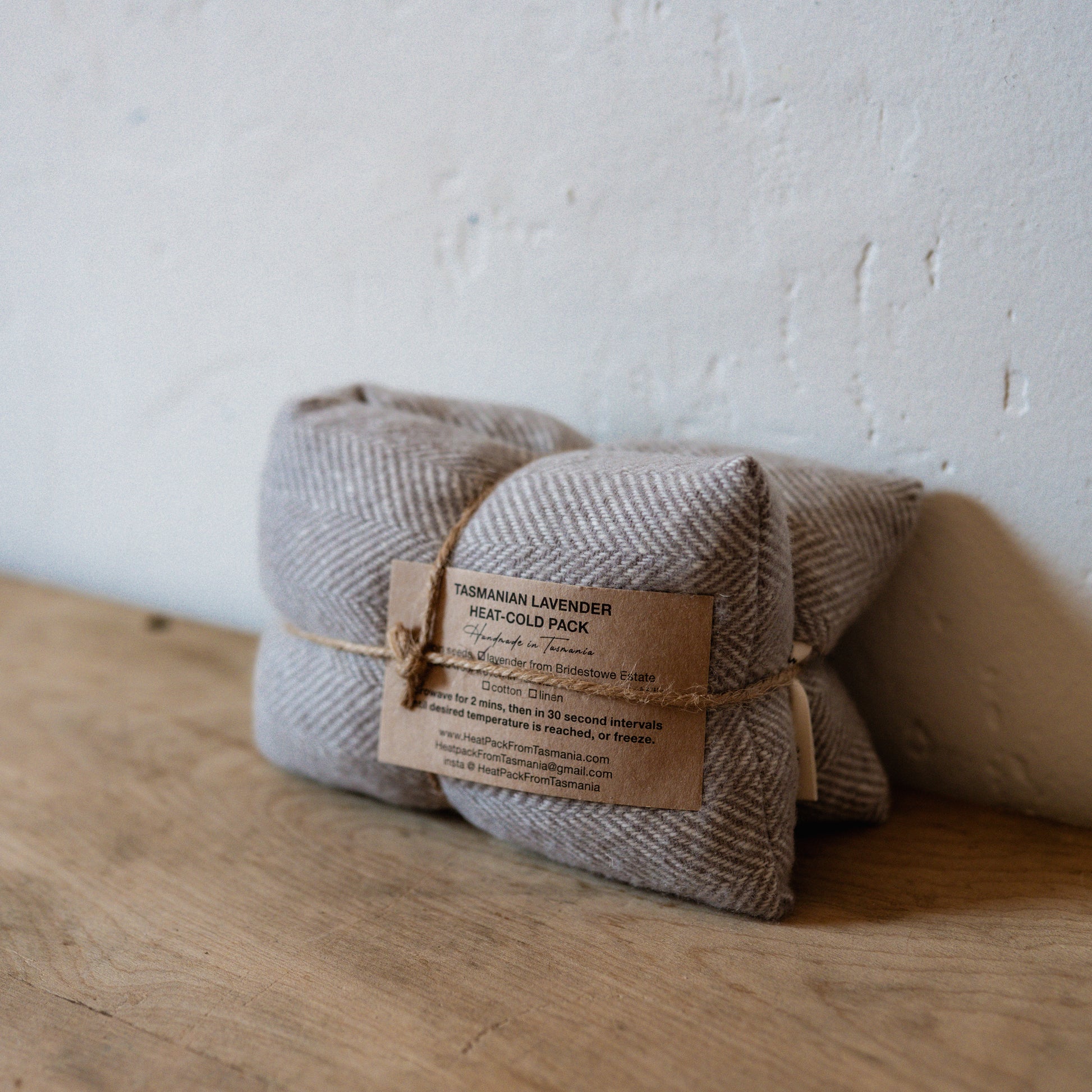 Upcycled Merino Wool Lavender Heat Pack Atmosphere | Heatpack From Tasmania | Miss Arthur | Home Goods | Tasmania