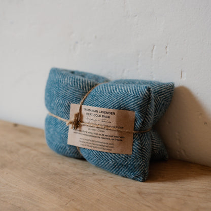 Upcycled Merino Wool Lavender Heat Pack Indian Teal | Heatpack From Tasmania | Miss Arthur | Home Goods | Tasmania