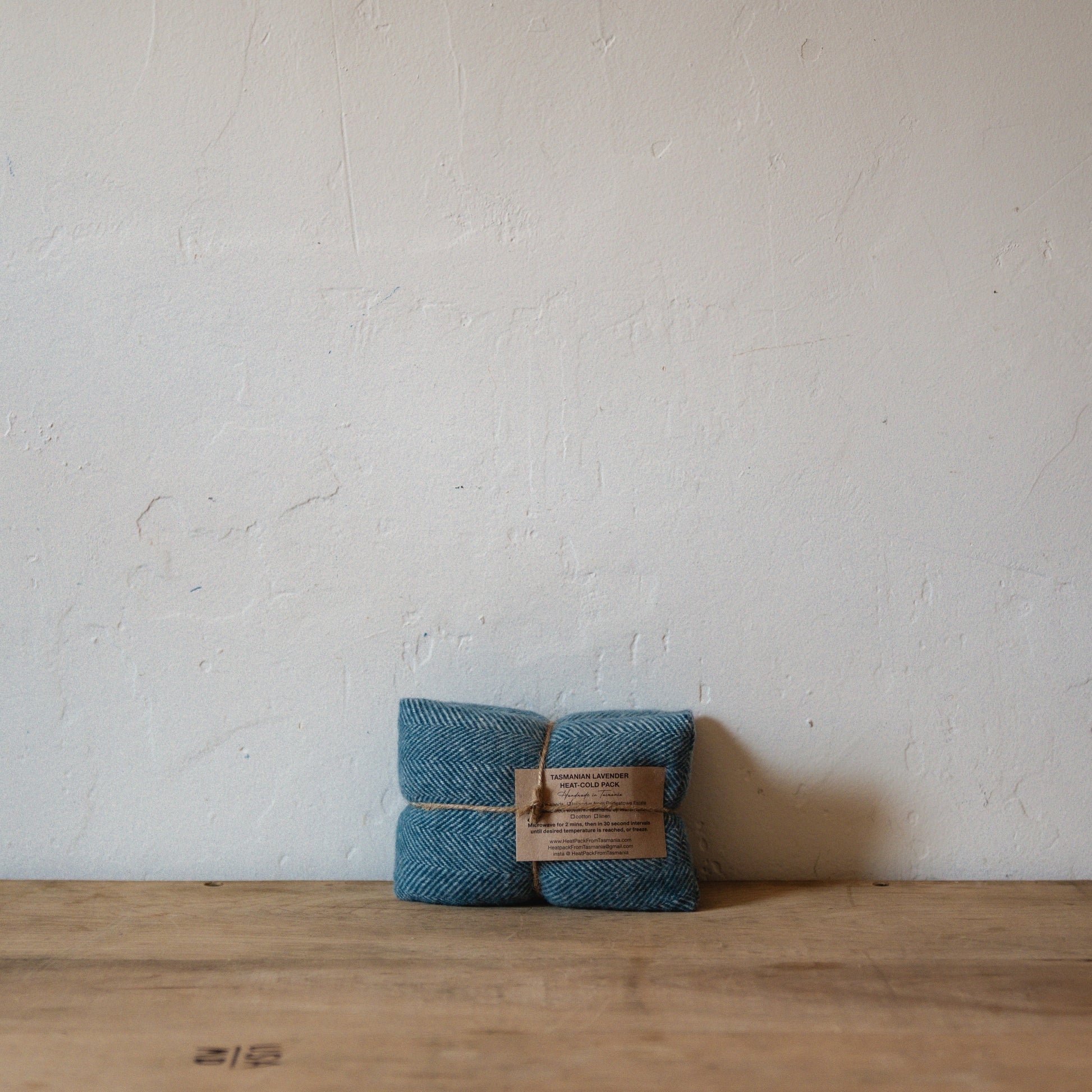 Upcycled Merino Wool Lavender Heat Pack Indian Teal | Heatpack From Tasmania | Miss Arthur | Home Goods | Tasmania