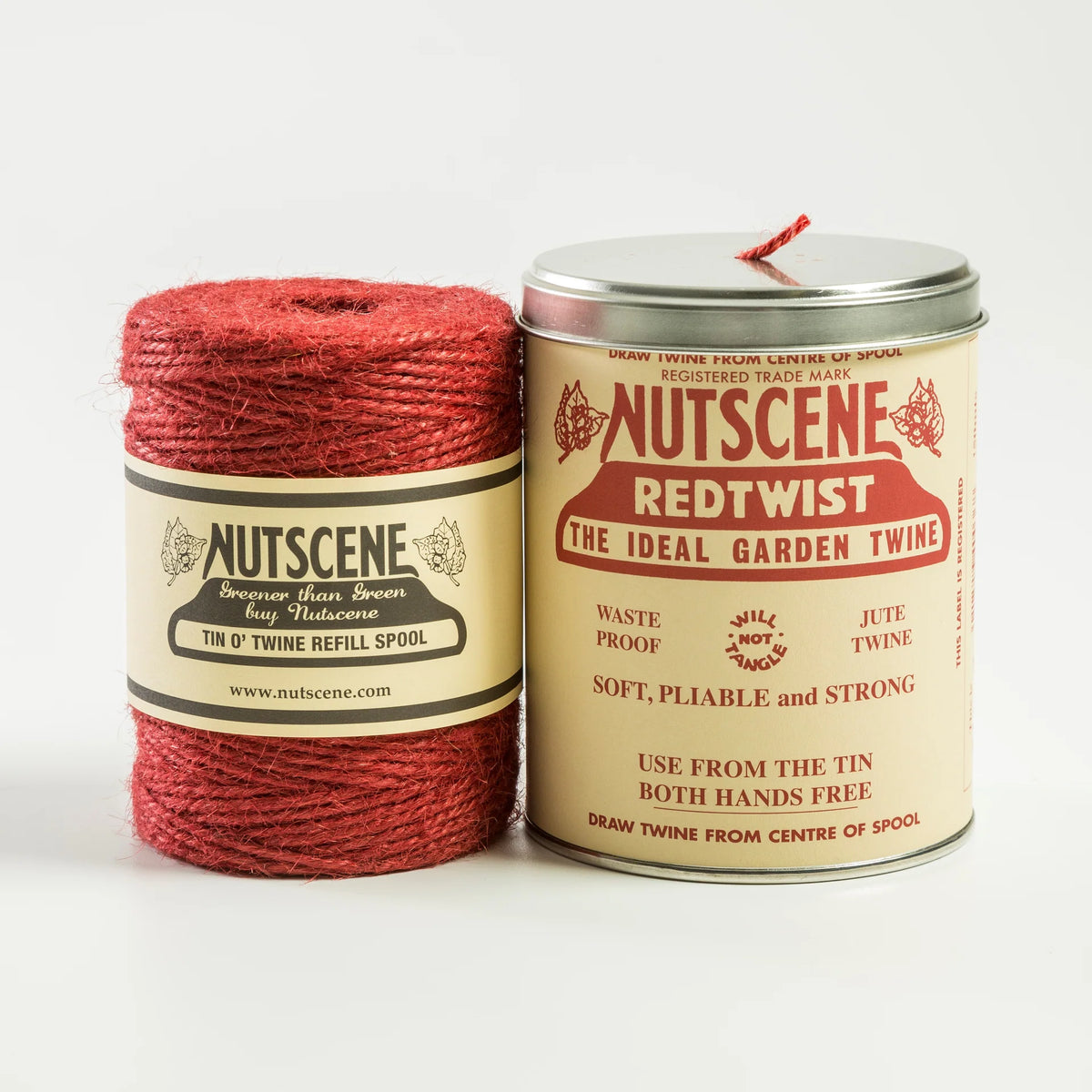 Nutscene Tins 'o Twine Red | Nutscene | Miss Arthur | Home Goods | Tasmania