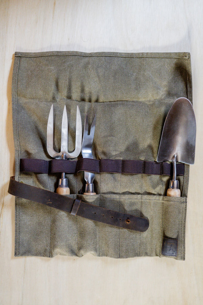 Waxed Canvas Tool Roll | Heaven in Earth | Miss Arthur | Home Goods | Tasmania